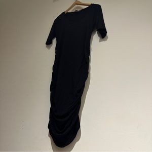 Black maternity dress, medium